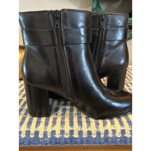Land's End Stacked Heeled Boots - Picture 5 of 9